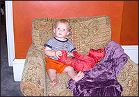 Child on chair